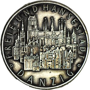 Danzig, Medal, Freie und hansestadt Danzig, SILVER