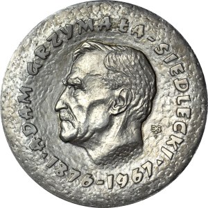 RRR-, Medal 1968, Adam Grzymała-Siedlecki 1876-1967, SREBRO 223g.