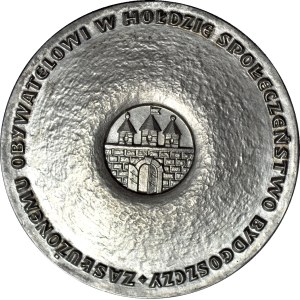 RRR-, Medal 1968, Adam Grzymała-Siedlecki 1876-1967, SREBRO 223g.