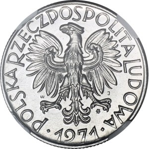 RR-, 5 zlotych 1971, Rybak, PROOFLIKE