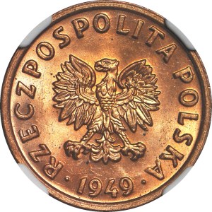 5 groszy 1949, bronz, mincovňa