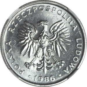 50 groszy 1986, menthe