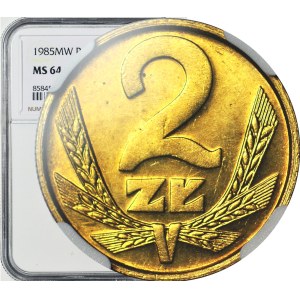 2 zlaté 1985, mincovňa