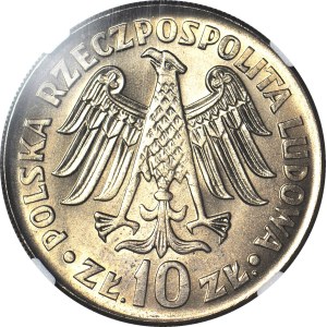 10 or 1964, Casimir le Grand, relief, monnaie