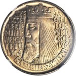 10 or 1964, Casimir le Grand, relief, monnaie