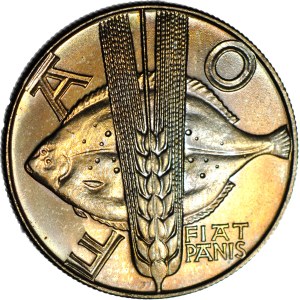 10 zlotys 1971, FAO, mint, light prooflike