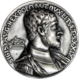 Medal 1996, Sigismund II Augustus - MINTED AT THE ORDER OF THE Sejm of the Republic of Poland, very rare.