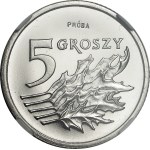 5 penny 1990, squisito, CAMPIONE, nichel