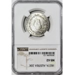 Austria, Francesco II, 20 krajcars 1827 A, Vienna, coniato