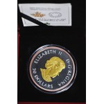 Kanada, Elizabeth II, $50 2021 - Ahornblatt in Bewegung, 5 Oz Ag999 (157,6 Gramm)