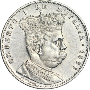 Italy, Italian Eritrea, Umberto I, 2 lira 1890