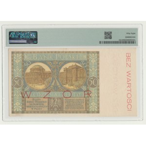 50 zloty 1925 - MODEL - Ser.A 02345678 (consecutive numbering). no breaks