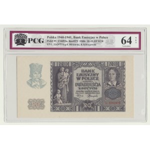 20 zlotys 1940, series L