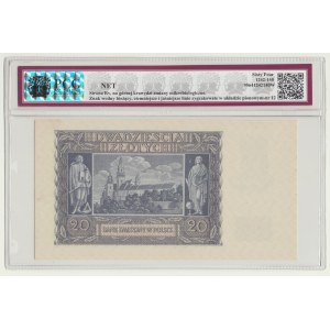 20 zlotys 1940, series L