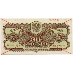 5 zlotych 1944 ...owe, MODEL, series HY 803247