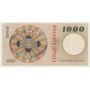 1,000 Gold 1965, rare B series from actual circulation