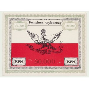 Clegg 50,000 zloty for the Electoral Fund of the Confederation of Independent Poland