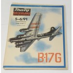 Small Modeler 5-6/1991 Boeing B-17G "Flying Fortrees" bomber plane.