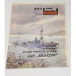 Mały Modelarz 3/1992 Polish river monitor ORP "Kraków"