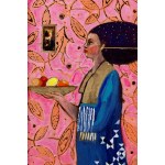 Bartosz Frączek (né en 1974, Częstochowa),  Femme avec des fruits , 2012.