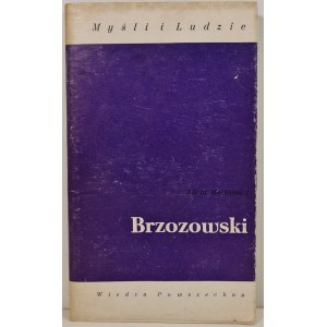 MACKIEWICZ Witold - BRZOZOWSKI series of Thoughts and People, published 1983.