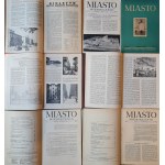 MIASTO MONTHLY YEAR II, NUMBERS 1-12, Warsaw 1951.