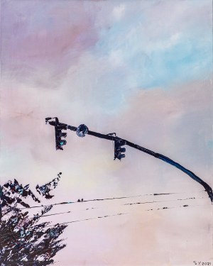 Yuliya Stratovich, Green light, 2021