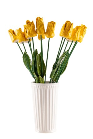 Beata Szustkiewicz, Bukiet tulipanów ceramicznych żółtych, 2026