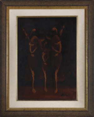 Alfred ABERDAM (1894-1963), Trzy tancerki