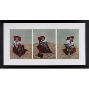Francis BACON - INTRODUCTION (1909 - 1992), Triptych Three Studies for Portrait of Lucian Freud - reproduction