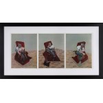 Francis BACON - WEDŁUG (1909 - 1992), Tryptyk Three Studies for Portrait of Lucian Freud - reprodukcja