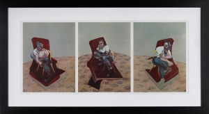 Francis BACON - WEDŁUG (1909 - 1992), Tryptyk Three Studies for Portrait of Lucian Freud - reprodukcja