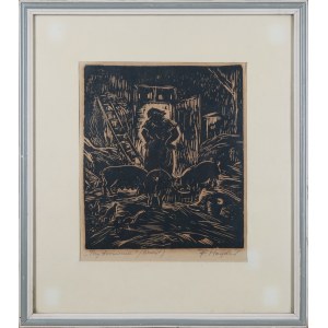 Friedrich Antoni HAYDER (1905-1990), À l'alimentation, 1949