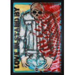 Tomasz KAWIAK (ur. 1943), Love in Stand by, rysunek Covid, 2021