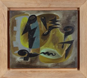 Władysław ŁOPUSZNIAK (1904 - 1996), Zielona abstrakcja