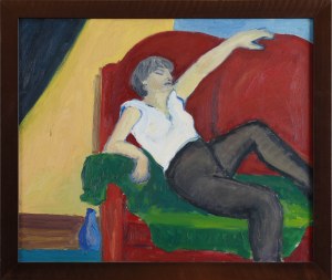 Dominika MAKOWSKA (XX w.), Siedząca kobieta, 1998
