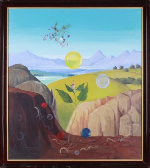 Leszek RÓZGA (1924-2015), Wspomnienie renesansowego pejzażu, 1976