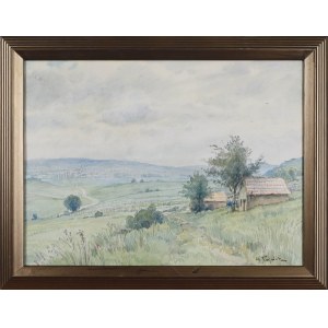 Henryk SAJDAK (1905-1995), Pejzaż z domami