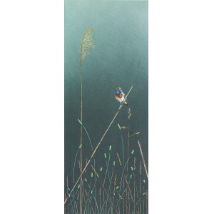 Catherine Wendland (b. 1979), Traveler in cool greens, 2026