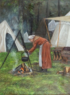 Mikołaj Antolak (ur. 2003), Scena z obozowiska 1410, 2025