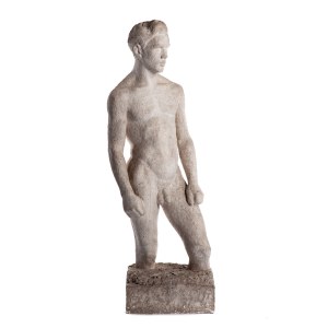 Jan Cykowski (1915 - 2006 ), Man standing in water