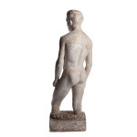Jan Cykowski (1915 - 2006 ), Man standing in water