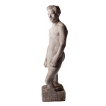 Jan Cykowski (1915 - 2006 ), Man standing in water