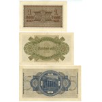 Germania, serie di 5 banconote da 1, 2, 5, 20 e 50 marchi (1940-1945)