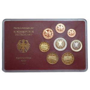 Niemcy, 1,2,5,10,50 feningów, 1,2 i 5 marek 2003, mennica Berlin