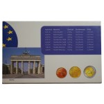 Niemcy, 1,2,5,10,50 feningów, 1,2 i 5 marek 2003, mennica Berlin