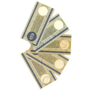 PEWEX, 20 centesimi 1979, serie HN, IN, set da 5 pezzi