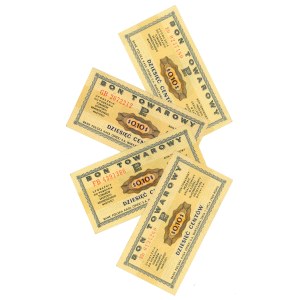 PEWEX, 10 cents, 1969, GB, FB, and Eb series, set of 4