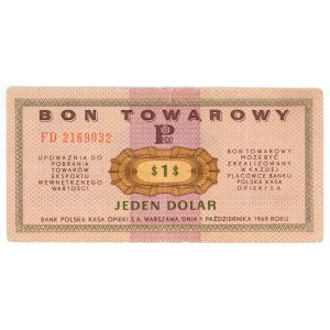 PEWEX, 1 dollar, 1969, FD series
