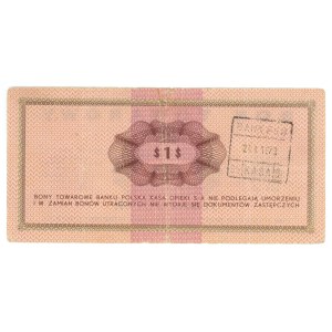 PEWEX, 1 dollar, 1969, FD series